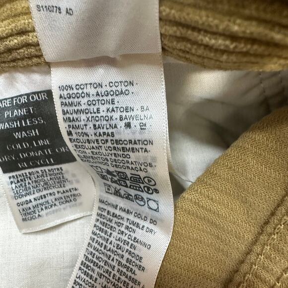 Levi's Corduroy Pants Mens 29x30 Golden Tan Straight Regular Fit 5-Pocket Cotton - Picture 6 of 9